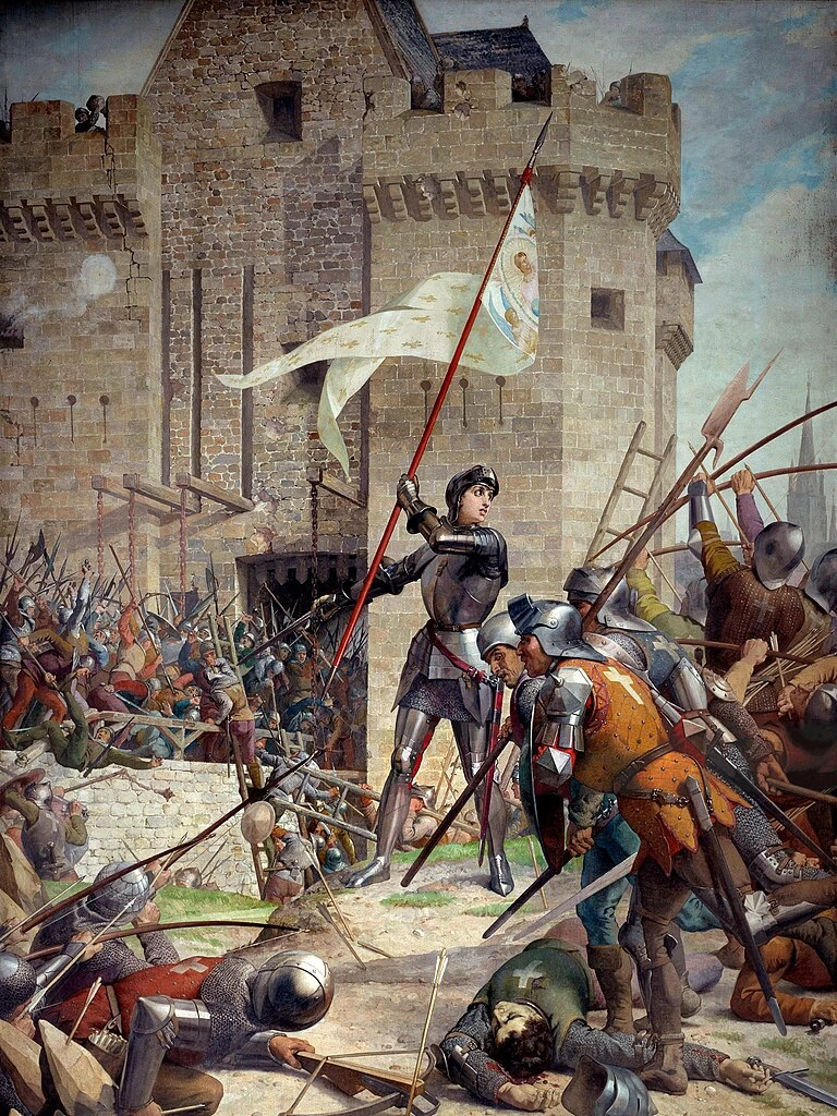 Affreschi con storie di Giovanna d'Arco - Giovanna d'Arco davanti a Orléans, Pantheon, Parigi